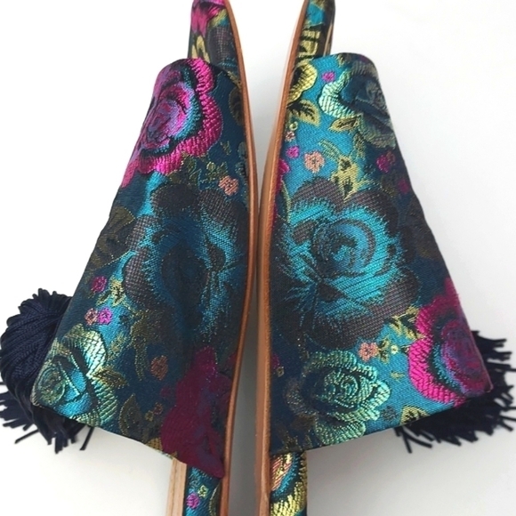 Charles David Sashay Sandal w/Tassel Colorful Slide Size 7.5 - Picture 12 of 16